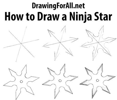How Do You Draw A Ninja Star Howto Draw