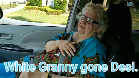 White Granny Gone Desi Youtube