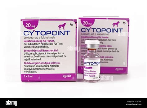 Ackages And Vial Of Animal Medicine Called Cytopoint Containing