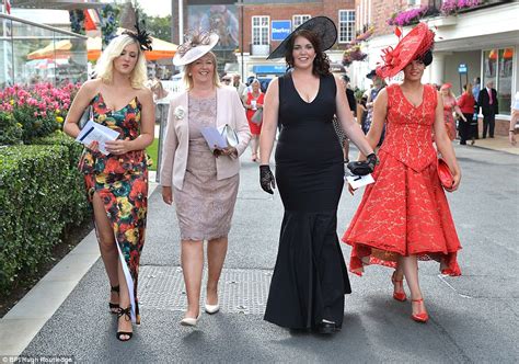 Racegoers Battle It Out To Be Best Dressed At York Ladies Day Daily