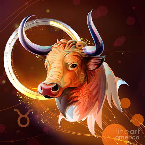 Horoscope Signs Taurus Digital Art By Peter Awax Pixels