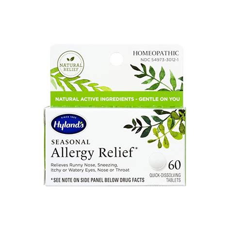 Hylands Seasonal Allergy Relief 60 Tablets