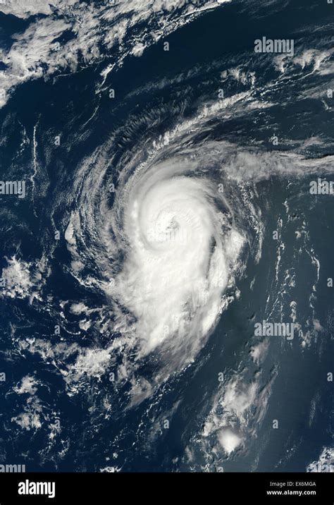 Satellite View Hurricane Michael Over Atlantic Hi Res Stock Photography