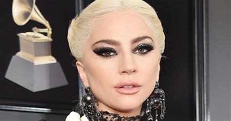 Grammys Lady Gaga Flaunts Nude Ambition In Very High Slit Dress
