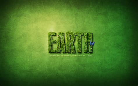 Earth Eco Green Friendly Hd Wallpaper Peakpx