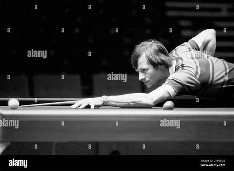Alex Higgins In Practice Before The Benson And Hedges Masters Final