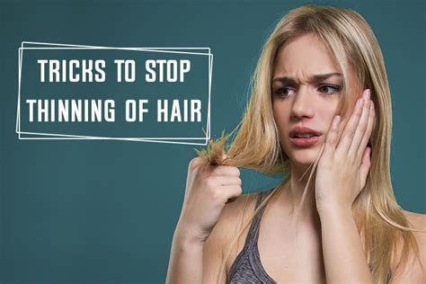 Thinning Hair 10 Tricks To Stop It
