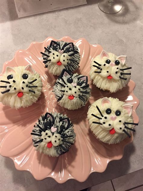 Kitty Cupcakes Cupcake Cakes Cat Cupcakes Cupcakes