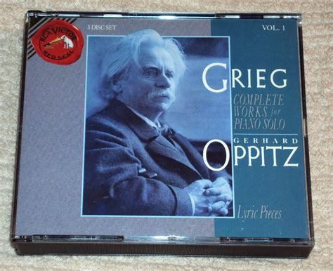 Edvard Grieg Piano Works Vol 1 Lyric Pieces 3cd Set Gerhard Oppitz