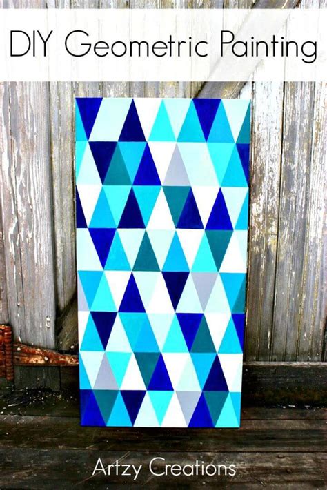 40 Geometric Painting Projects To Diy How To ⋆ Diy Crafts