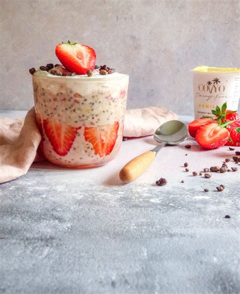 See more ideas about overnight oats healthy, overnight oats recipe, oats recipes. Strawberry and coconut overnight chia oats | Food, Low ...