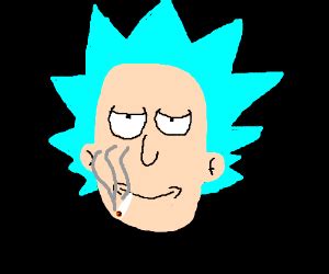 Search your top hd images for your phone, desktop or website. Rick (Rick and Morty) smoking weed - Drawception