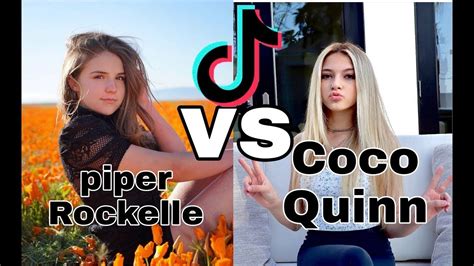 Piper Rockelle Vs Coco Quinn Tiktok Compilation 🤍 Youtube