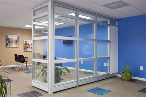 Modular Glass Room Divider Glass Office Partitions Glass Wall Divider