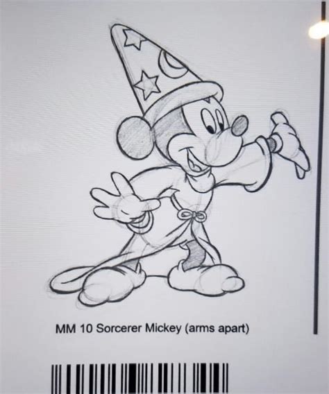Sorcerer Mickey Sketch At Explore Collection Of
