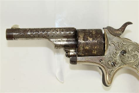 Colt Open Top Revolver In Antique Firearm Gun Ancestry Guns