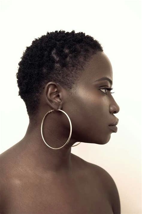 Pin By Kara Mercer On Its Only Natural Short Natural Haircuts Natural Hair Styles Bald Hair