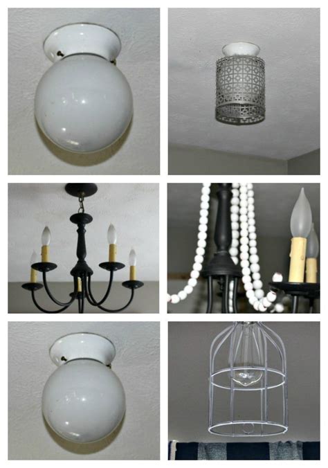 4 Easy Ceiling Light Makeovers That Are Renter Friendly