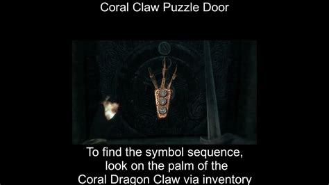 Skyrim Shorts Coral Dragon Claw Puzzle Youtube