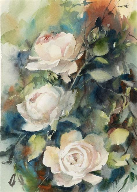 Sophie Rodionov Paintings For Sale Artfinder Floral Watercolor
