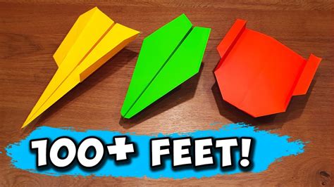 How To Make 5 Epic Paper Airplanes Youtube