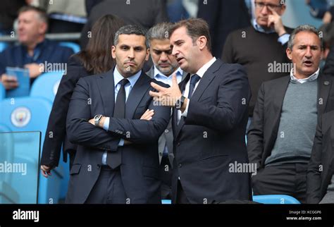 Manchester City Chairman Khaldoon Al Mubarak Left And Ceo Ferran