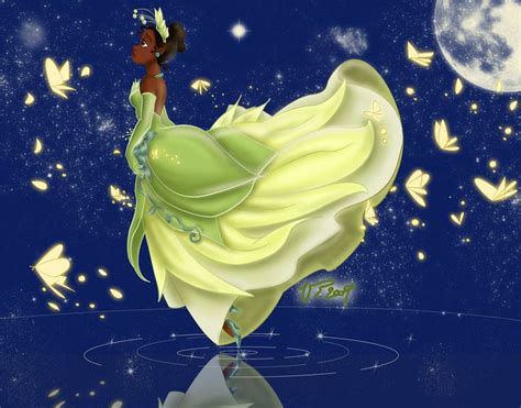 Tiana Under The Stars By Vpdessin On Deviantart Tiana Disney