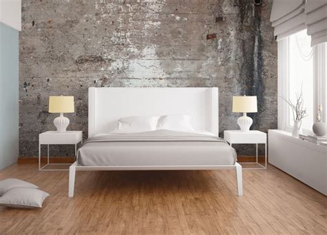 Tapeten im Schlafzimmer; Fototapete «Betonwand» DD102580 ...