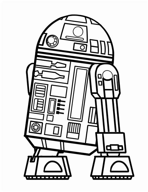 He said the easiest part of r2d2 was the body. R2D2 Coloring Pages - Best Coloring Pages For Kids