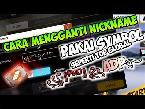 Also, be sure to check out new icons and popular icons. CARA MEMBUAT NICKNAME KEREN SYMBOL SEPERTI TOP GLOBAL ...