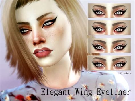 Tsr Pralinesims Elegant Wing Liner N28 Makeup Cc Sims 4 Cc Makeup