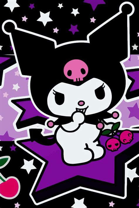 Kuromi Goth Hello Kitty Aesthetic Wallpaper Draw Fdraw