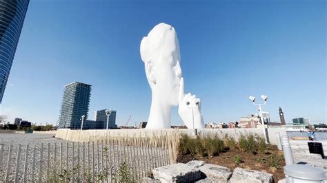 Jersey City New Jersey Waters Soul Sculpture 2021 Youtube