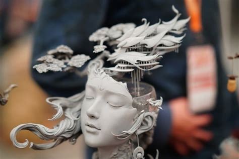 Surreal Bust Sculpture Is 360 Degrees Of Awe Inspiring Detail Crystal