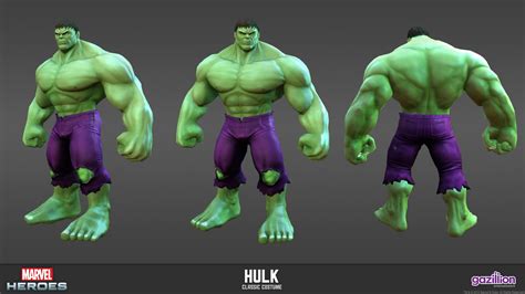 Hulk Marvel Heroes Complete Costume List