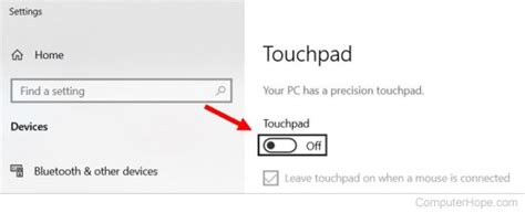 How To Disable Or Enable The Touchpad On A Laptop