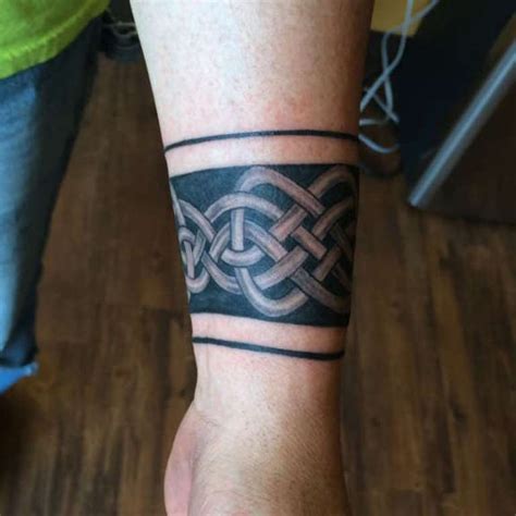 Wonderful Celtic Tattoo On Wrists