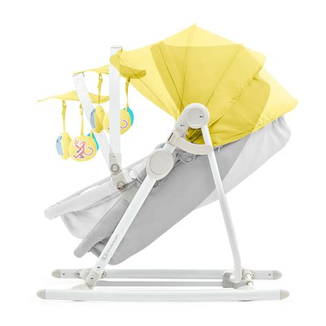 5 In 1 Baby Bouncer Unimo Infant Rocker Swinger Chair Crib In Yellow