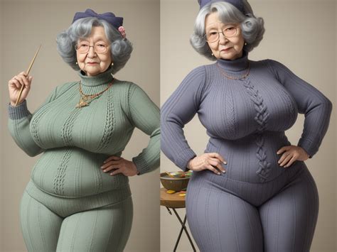 1920x1080 Pixel Art Grandma Wide Hips Large Hips Knitting Gles