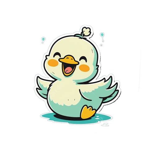 Cute Cartoon Baby Duck