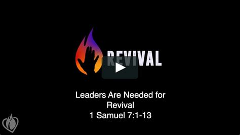 Leaders Are Needed For Revival Seth Hammond On Vimeo