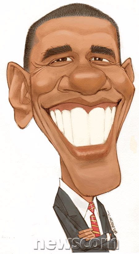Barack Obama Caricature Political Caricature Funny Caricatures