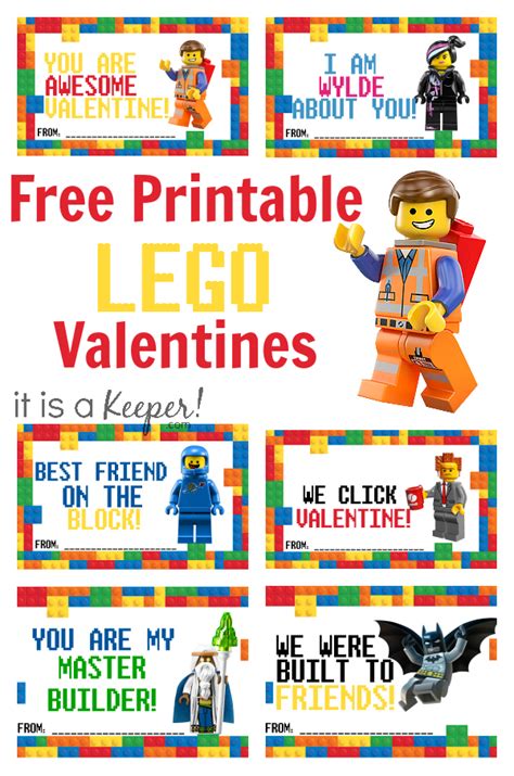 Lego birthday party ideas, lego theme birthday party certificates, master builder certificate. LEGO Valentine Cards Printable | It Is a Keeper