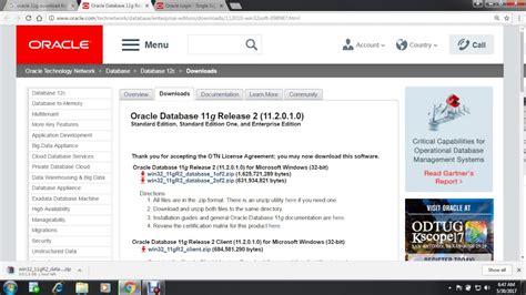 If you have access to my oracle support (mos), then it is better to download the 11.2.0.4 version, since this is the first release of 11.2 that is supported on oracle linux 7. How to download oracle 11g 32 bit - YouTube