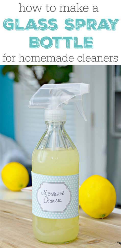 How To Make A Glass Spray Bottle For Homemade Cleaners Mom 4 Real