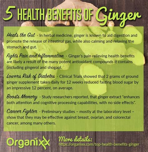 5 Top Health Benefits Of Ginger