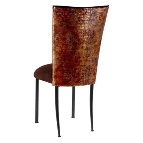 Founded atop four legs finished in espresso, this piece is crafted with a solid rubberwood frame, foam fill, and. Animal Print Dining Chair | Luxe Event Rentals LLC