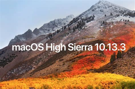 Macos High Sierra 10133 Update Security Update 2018 001 For Sierra