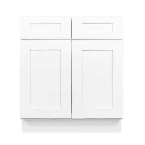 White Shaker 30 36 Sink Base Cabinet Nelson Cabinetry