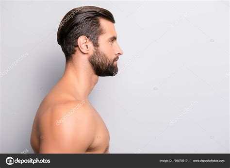 Side Profile View Portrait Confident Attractive Sexy Naked Nude Modern Stock Photo By Deagreez